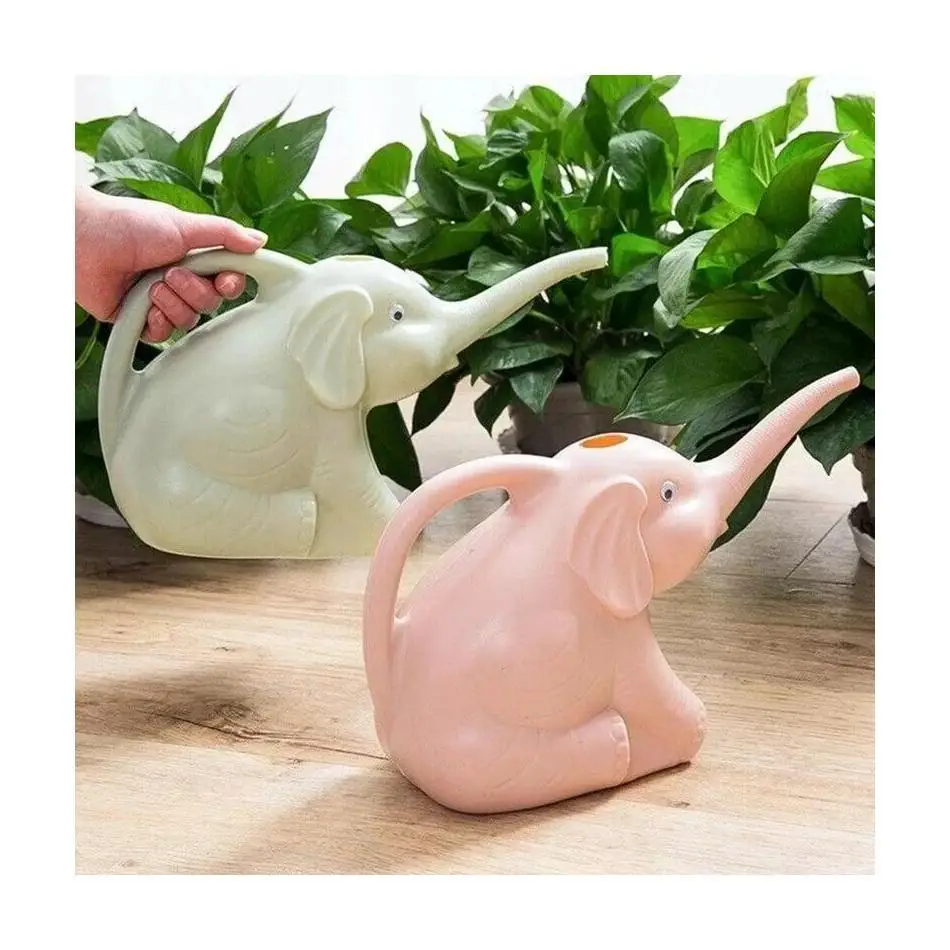 1 Pcs Elephant Watering Pot Irrigation Spray Pots Vegetable Flower Waterings Cartoon Children's Plastic Watering Gardening Tools