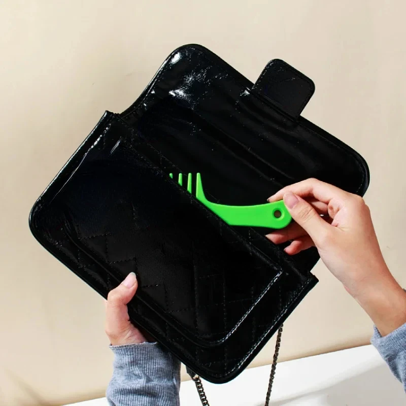 Pente de cabelo encaracolado de dente grande, pequeno e dente largo, ferramenta de cabeleireiro espessado, suave e sem nó, feminino liso