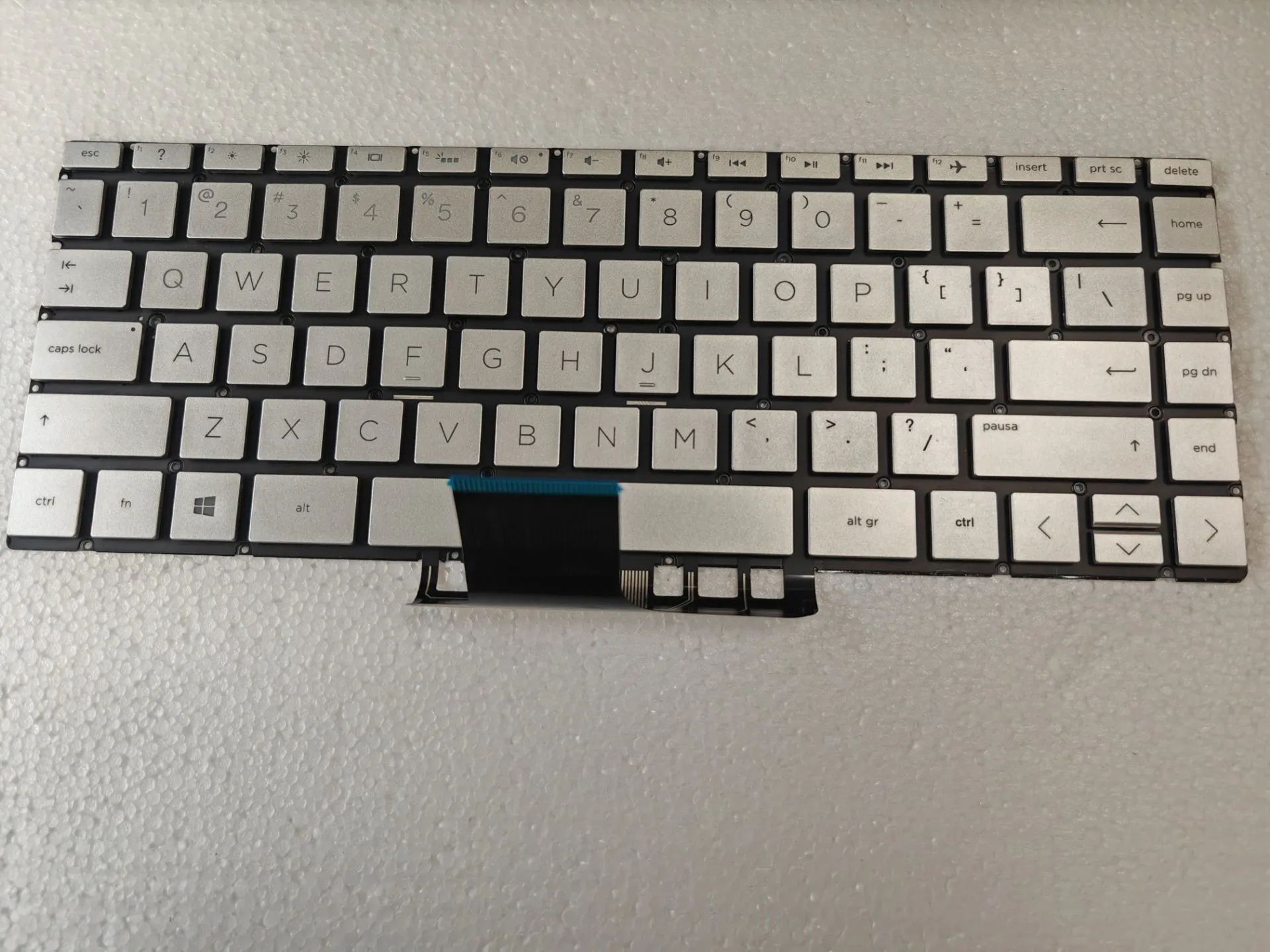 US Keyboard For HP Pavilion 13-an 13-an0000 13-an0010nr 13-an0031wm Keyboard US Backlit Silver