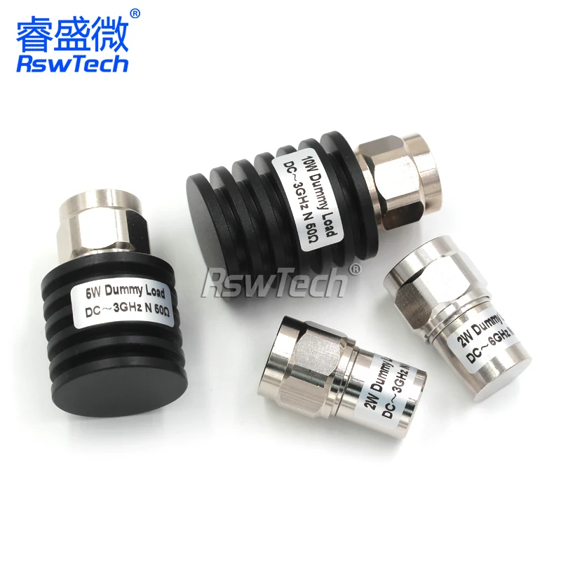 

N Type Load DC-3G/6G 50 Ohm 2W 5W 10W Connecoter RF Coaxial Matched Load Terminal Test Adapter