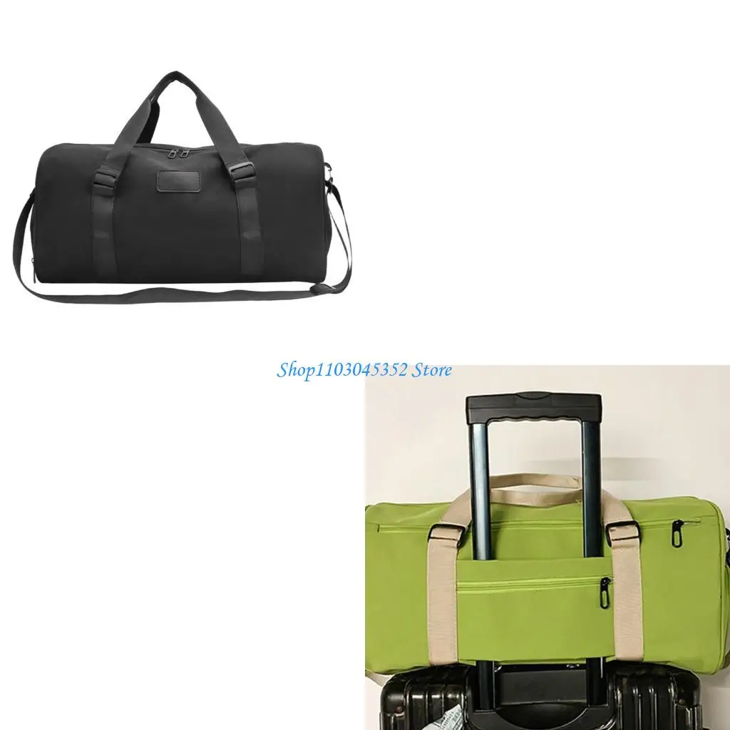 

Вместительная водонепроницаемая спортивная сумка со специальными влажными и сухими отделениями Прочная нейлоновая конструкция