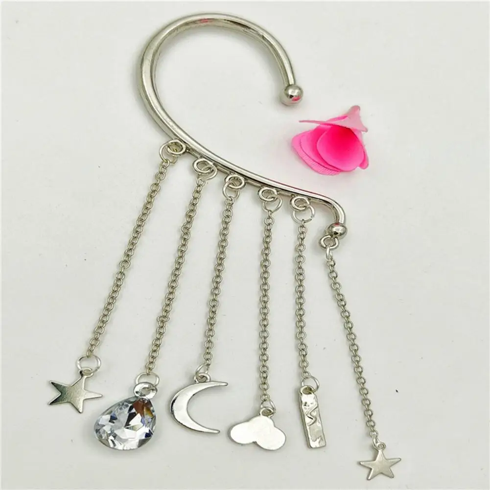 1Pc Ear Cuff Clip Earrings for Women No Pierced Tassel Earring Women Clip Earring Exquisite Jewelry Wedding  Accessories