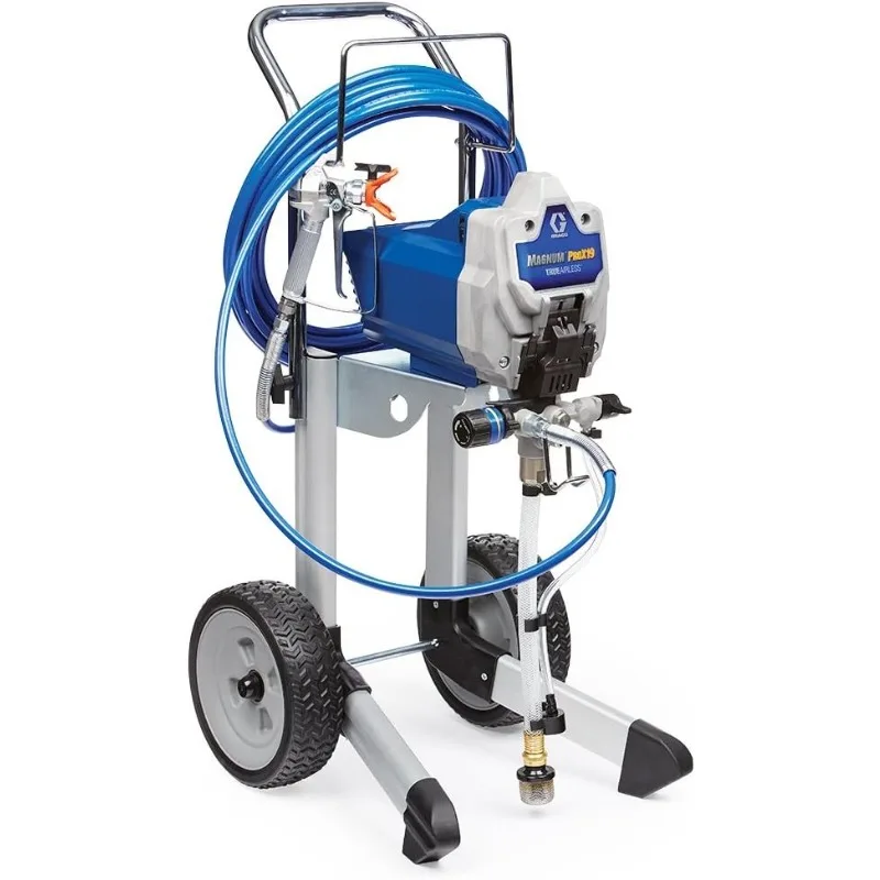 

Graco 17G180 Magnum ProX19 Cart Paint Sprayer, Blue & white