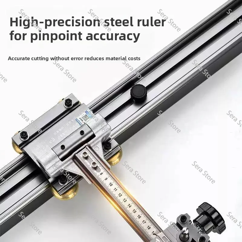 New Track T Type Push Cutter Manual High Precision Tile Cutter Dual Wheel Scoring Knife