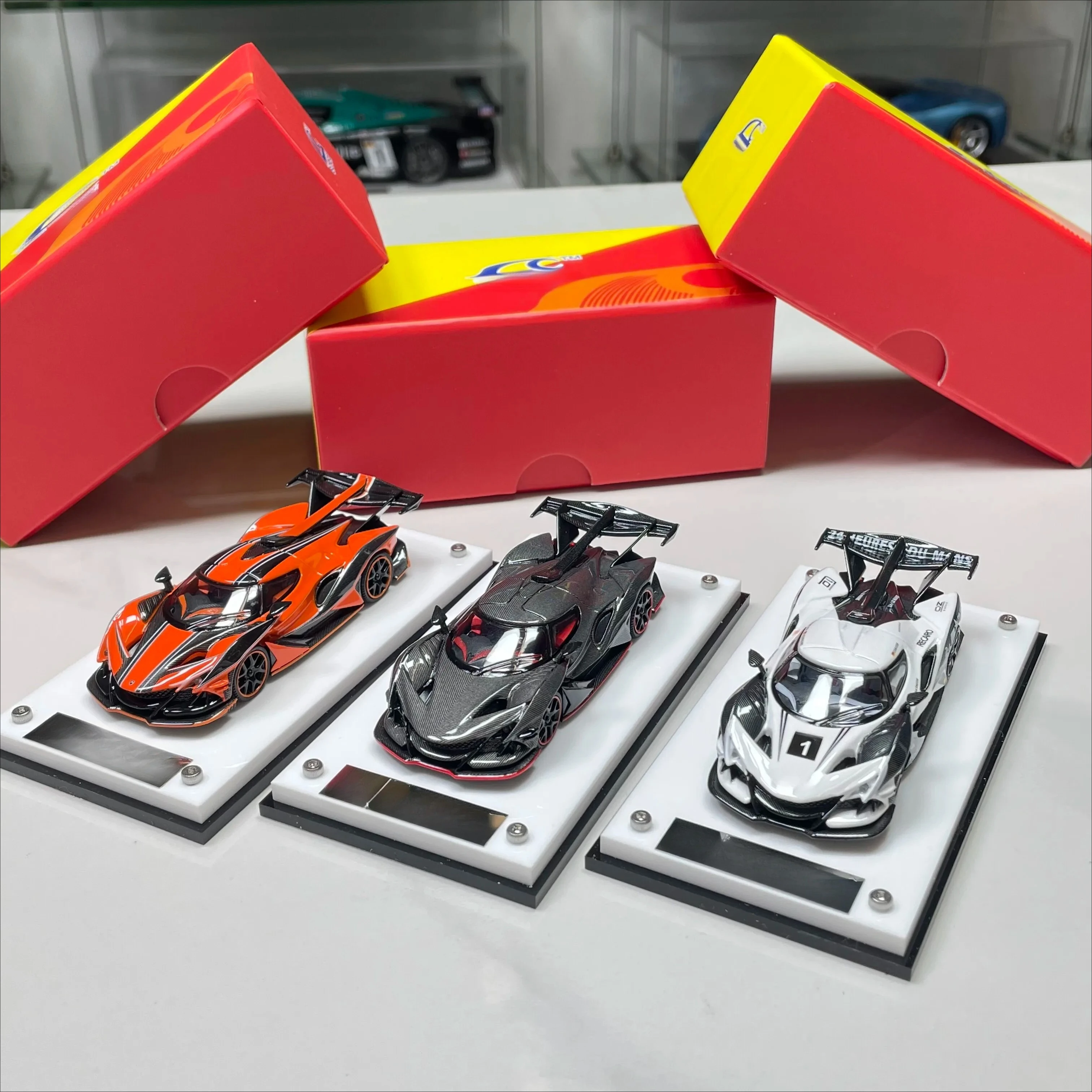FOR Apollo EVO Sun God IE 1:64 Alloy Car model Alloy material model ornaments for decoration, festival gifts for boys