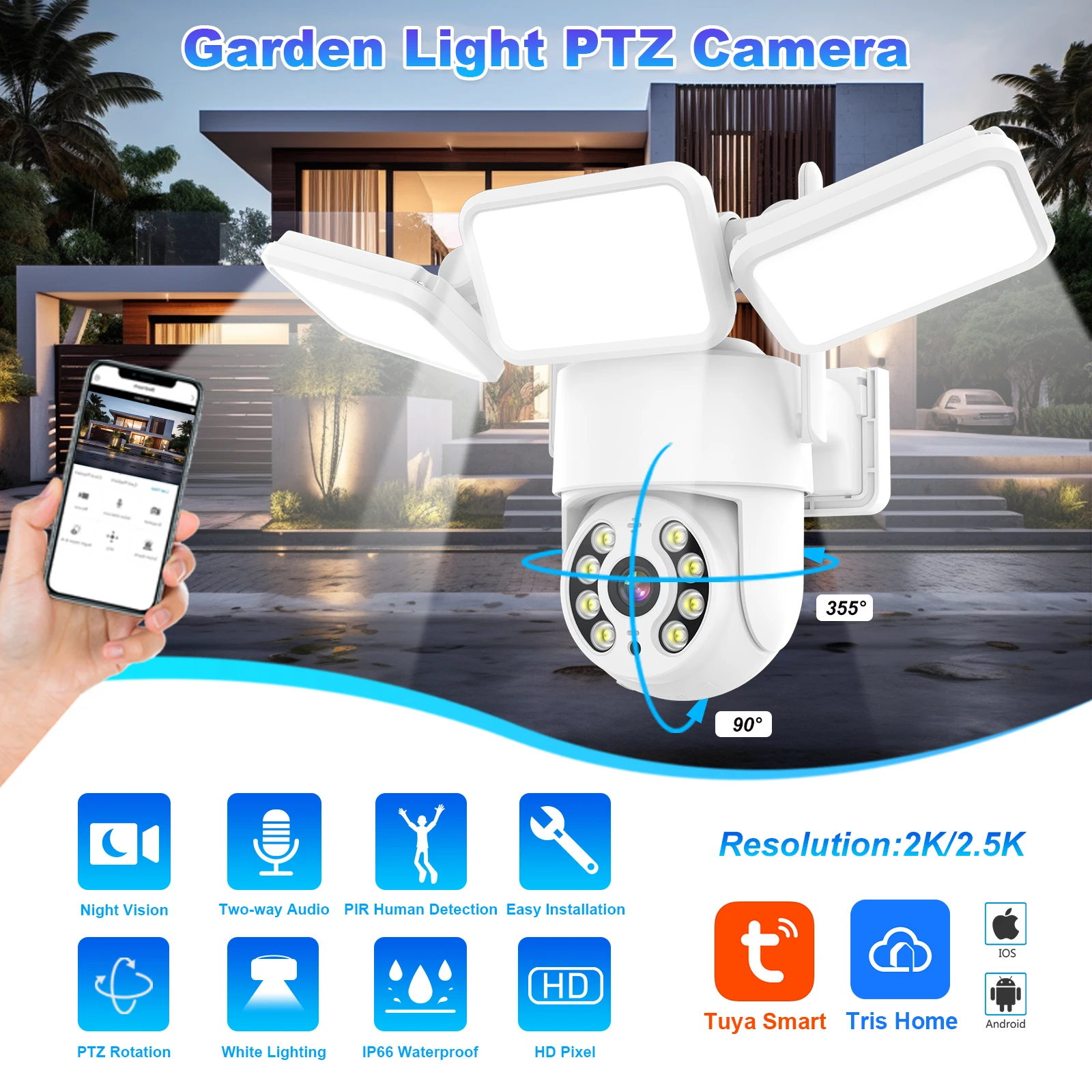 4MP Wifi Ptz Camera…