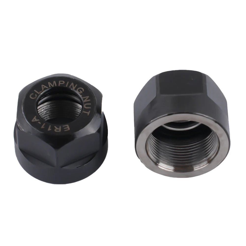 Collet ER11A tuerca de sujeción, accesorios de acero 140CR, duradero, M14 x 0,75mm, alta dureza, soporte de alta resistencia, tornos