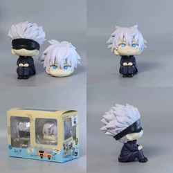 10cm Anime Jujutsu Kaisen Figure Itadori Yuji Gojo Satoru Fushiguro Megumi Kugisaki Kawaii Toy PVC Model Action Figure Kid Gift