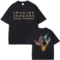 Imagine Dragons Rock Band Reflections From The Vault of Smoke + Mirrors Album 2025 Tshirt Men Women Fashion Oversized T-shirt