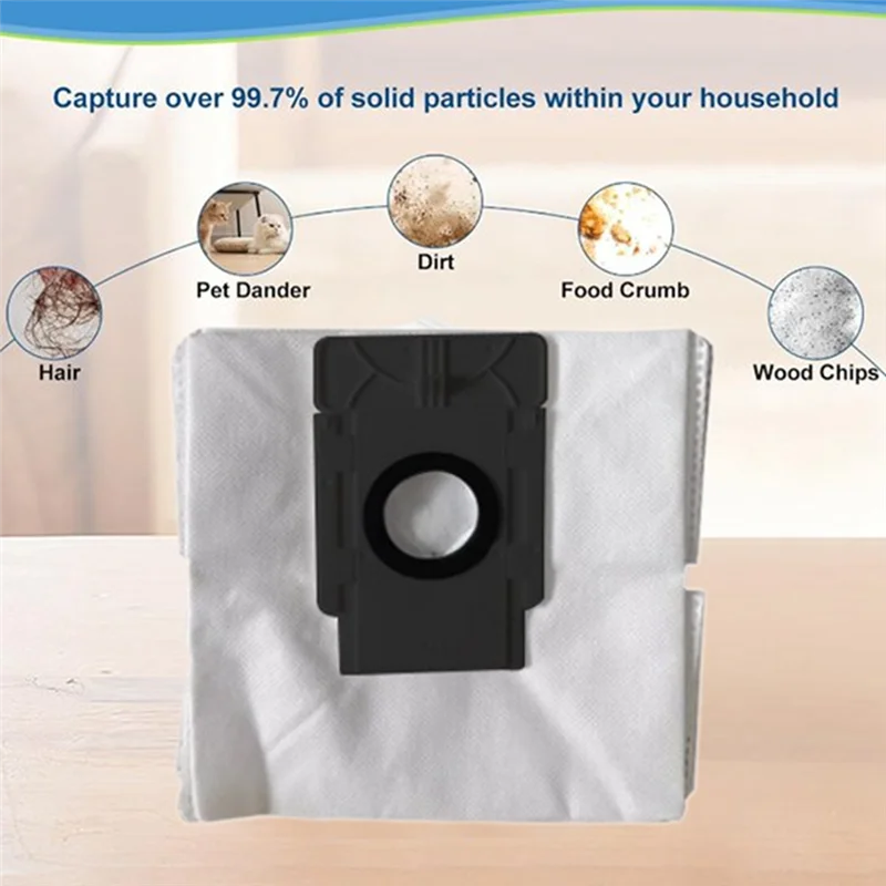 10PCS Dust Bag Set For 360 S8 PLUS For TP Link Tapo RV30 Plus RV10 Plus RVA200 Vacuum Cleaner Accessories Replacement