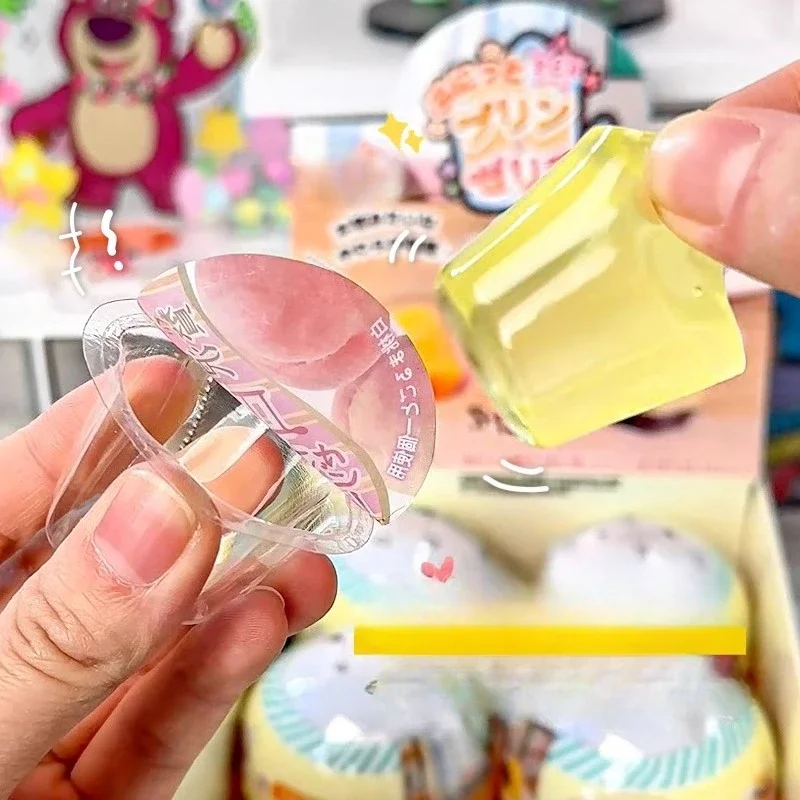 

Gashapon капсульная игрушка пудинг желе декомпрессия щепотка миниатюрная имитация кулон слепая коробка игрушки украшения подарки для детей