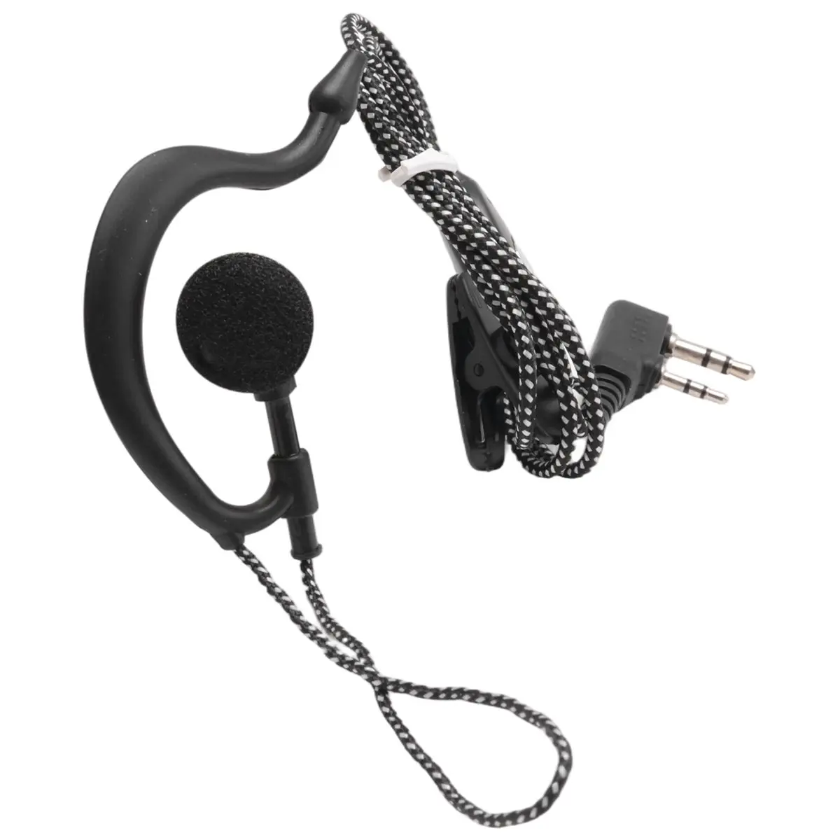 [On Sale]2PIN Earpiece Headset Mic for Radio Security Walkie Talkie High Quality Ear Hook Earbud Interphone for BAOFENG UV5R view 5