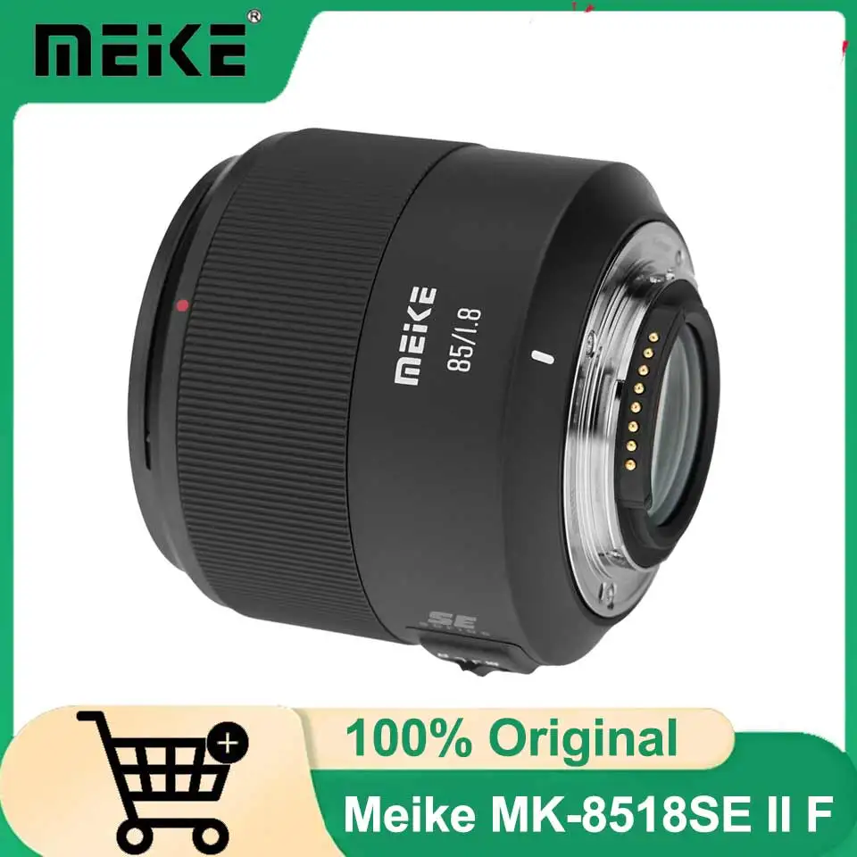 Meike 85mm F1.8 SE Mark II Full Frame Auto Focus STM Lens for DSLR Cameras D500 D610 D750 D780 D800 D810 D850 D3400 D3500