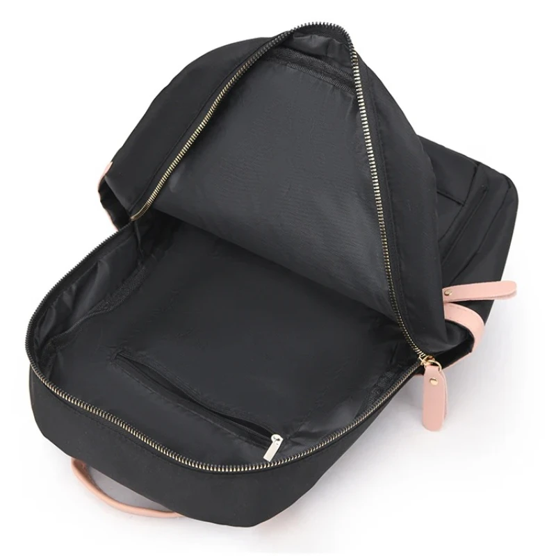 Mochila para mujer, gran capacidad, correas ajustables para los hombros, cierre de cremallera, estilo universitario informal, mochila escolar