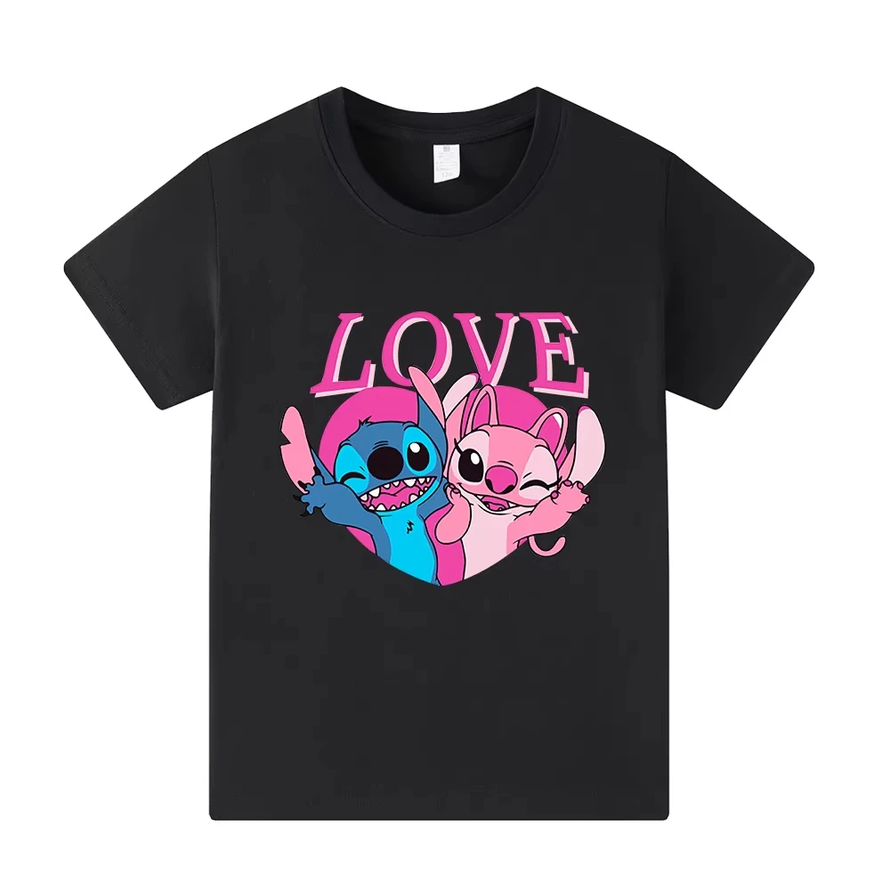 

Футболка Potdemiel летняя, высококачественная, для девочек и мальчиков, модная, из чистого хлопка, с милым принтом, трендовая модель 2026 года, с коротким рукавом