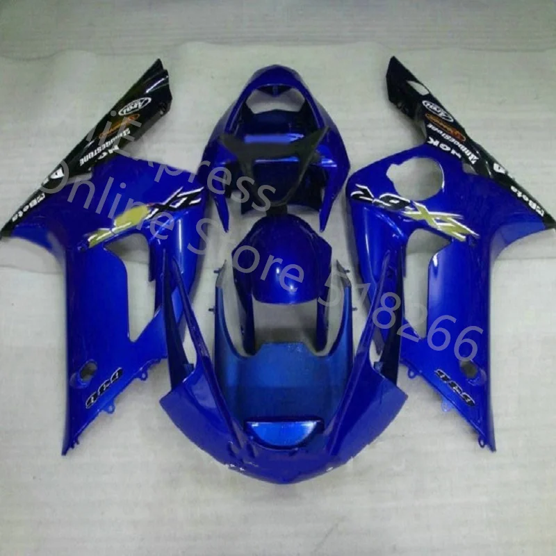 Blue colour  Motorcycle Fairing  Fit 2003 2004 ZX6R  for kawasaki Ninja   ZX6R 03-04  Injection  Bodywork  ABS Fairing