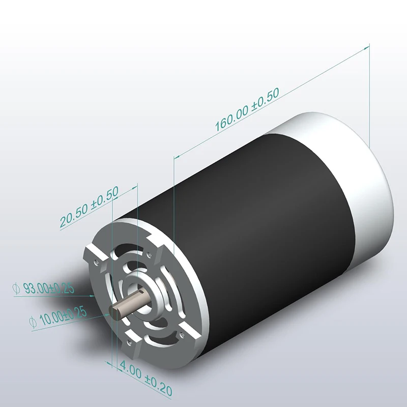 Permanent Magnet DC Brush Motor 600W For WMD20V-221 BFM20 HK20 WM16 KF25D Milling Machine