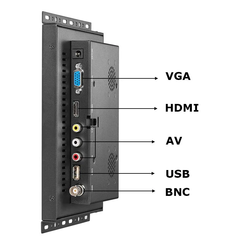 Imagem -06 - Uso ao ar Livre Polegada Legível à Luz Solar Barato Pequeno Monitor de Tela de Toque com Resolução 1024x768 Vga Hdmi Interface Usb 1000nits