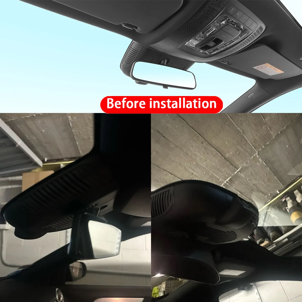 for Mercedes Benz GLA H247 Facelift 2024 2025 4K Front Rear Camera Dash Cam Wifi Plug and Play Video Recorder Loop Recording