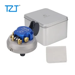 TZT HEC Semi-Closed Telegraph Key Dual-Paddle CW Key Stainless Steel Morse Key Ham Everyday Contact