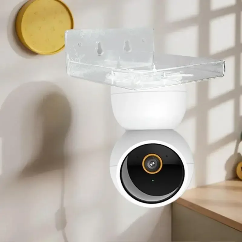 Supporto per montaggio a parete in acrilico per mini telecamera di sicurezza CCTV - Supporto adesivo senza trapano