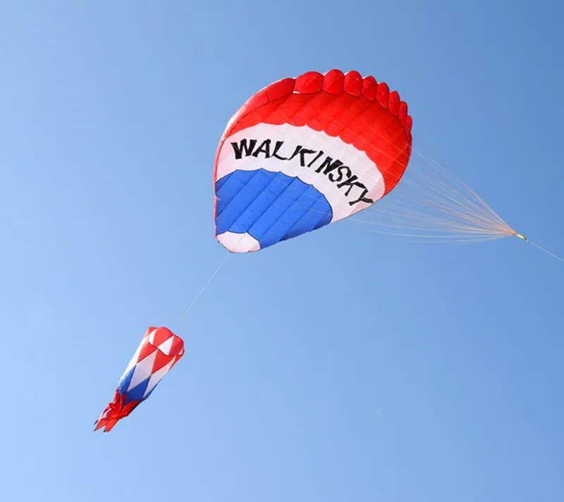 3 m Heißluftballon, großer weicher Drachen, fliegend, für Erwachsene, Ripstop-Nylon-Drachen, Windsäcke, Walk-in-Himmel, großer Drachen-Trompo 	 Drachenrolle Pipa