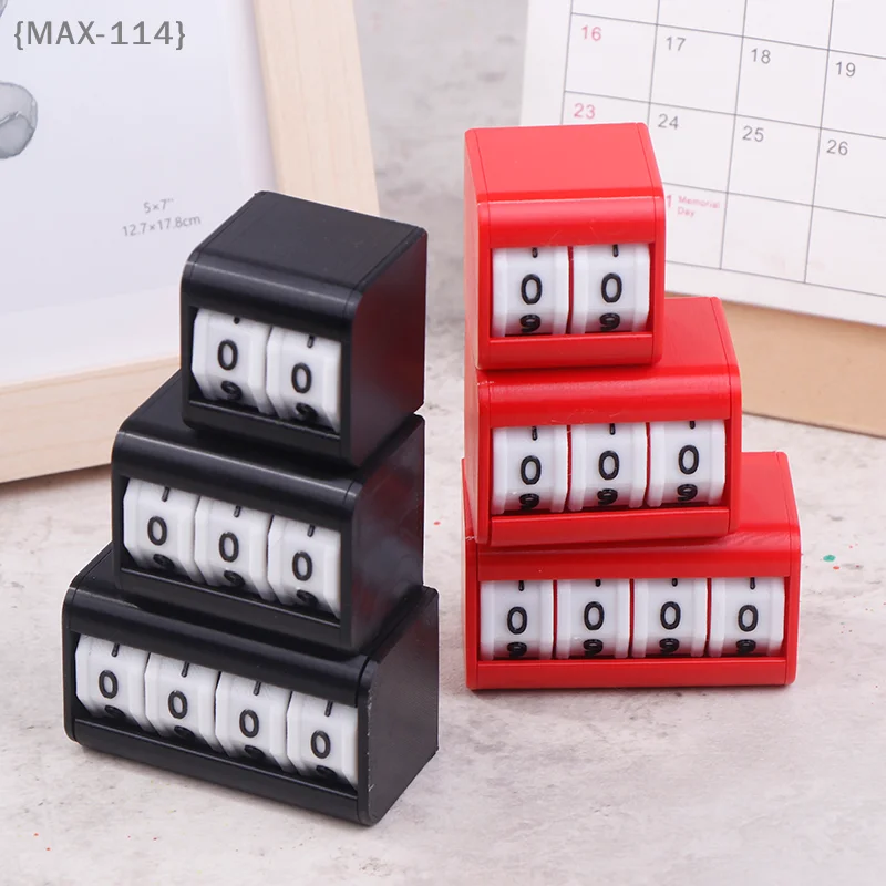 Score Counter &Game Life Tracker |Tabletop Scoring Device for Foosball, Billiard, Board Games |4-Digit Mechanical Tally Counter