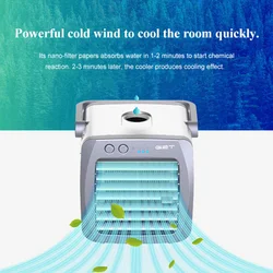 Portable Air Conditioner Home Use Mini Air Cooler Portable Air Conditioning for Office 3 Gear Speed Air Cooling Fan Humidifier