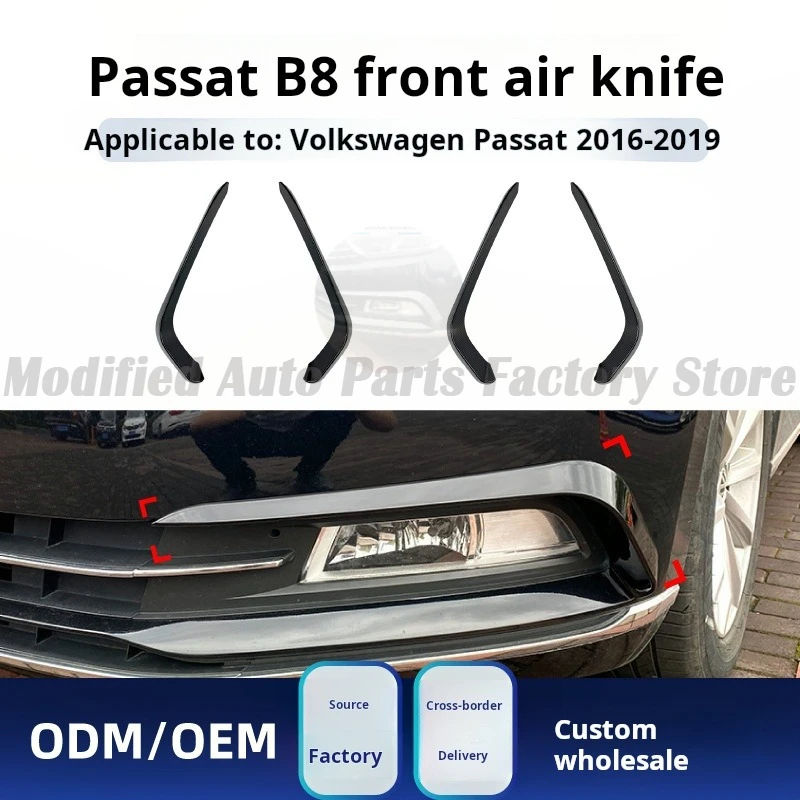 

Applicable To Volkswagen Maiteng Overseas Passat B8 2016-19 Front Bar Front Air Knife Car Sticker Modification