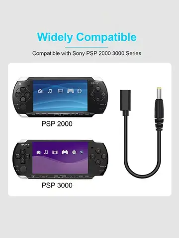 USB C Cable for PSP1000 2000 3000 Controller Charging Adapter Type C LED Convert Cord for Sony PSP 3000 Game Console Power Wire
