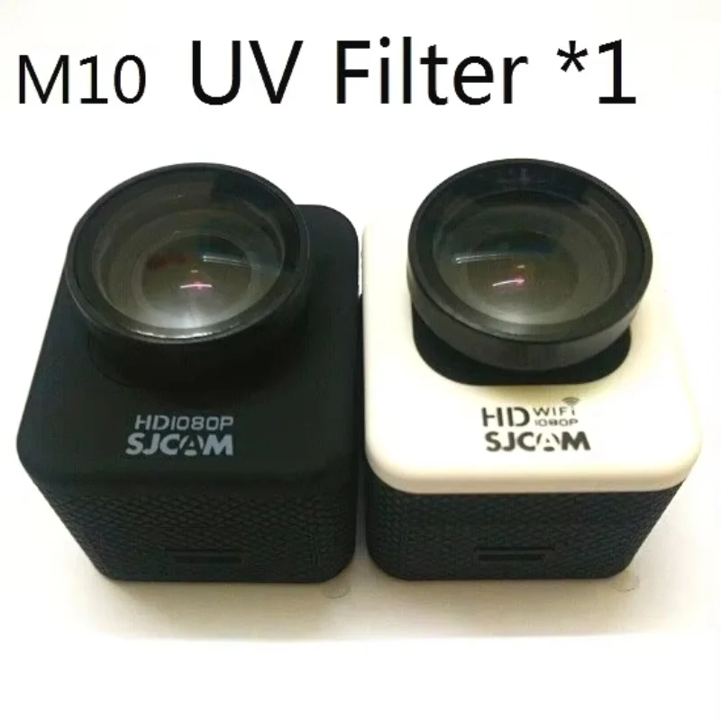Clownfish do oryginalnych akcesoriów do kamer sportowych SJCAM M10 Szklany obiektyw ochronny Osłona obiektywu z filtrem UV do kamery Wi-Fi M10+ / M10