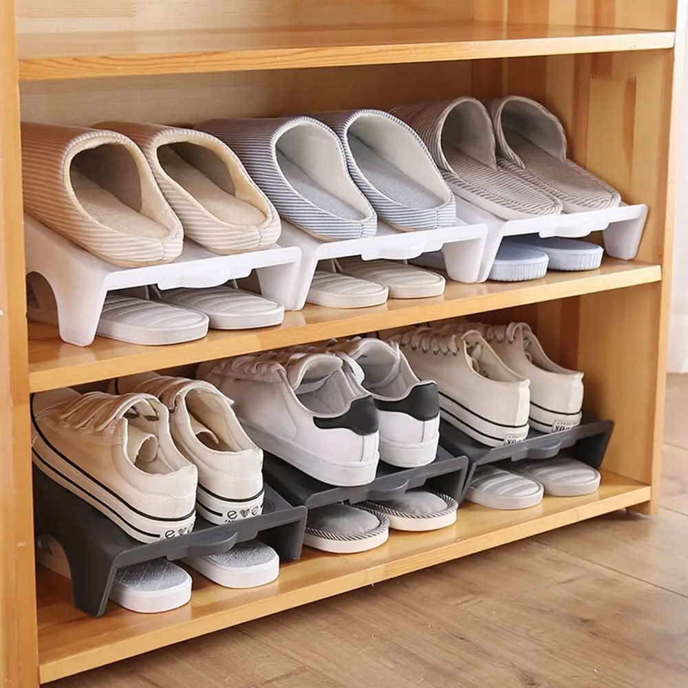 New PP Household Storage Shoes Pink/Green Durable Shoe Storage Organizer Save Space Blue/Beige Simple Shoe Cabinet Household