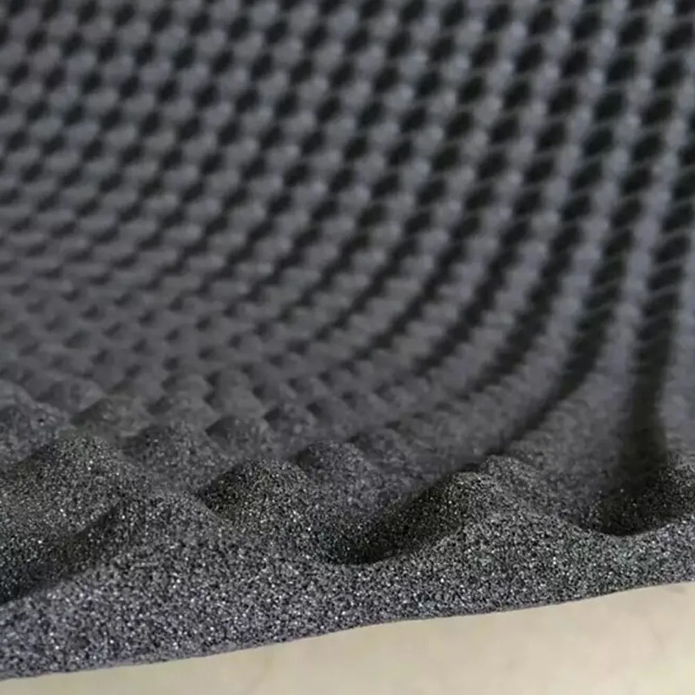 1pc Acoustic Foam Insulation Wall Car Studio Sound-proof Dampening Pad 100x50cm Foam Cotton Egg Crate Car Hood Sound Proof - Image 6