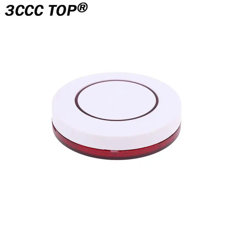 DC6V 433Mhz Wireless Remote Control 1 Button Round Remote Control SOS 101 Switch Feel Free To Paste EV1527 Chip Learning Type