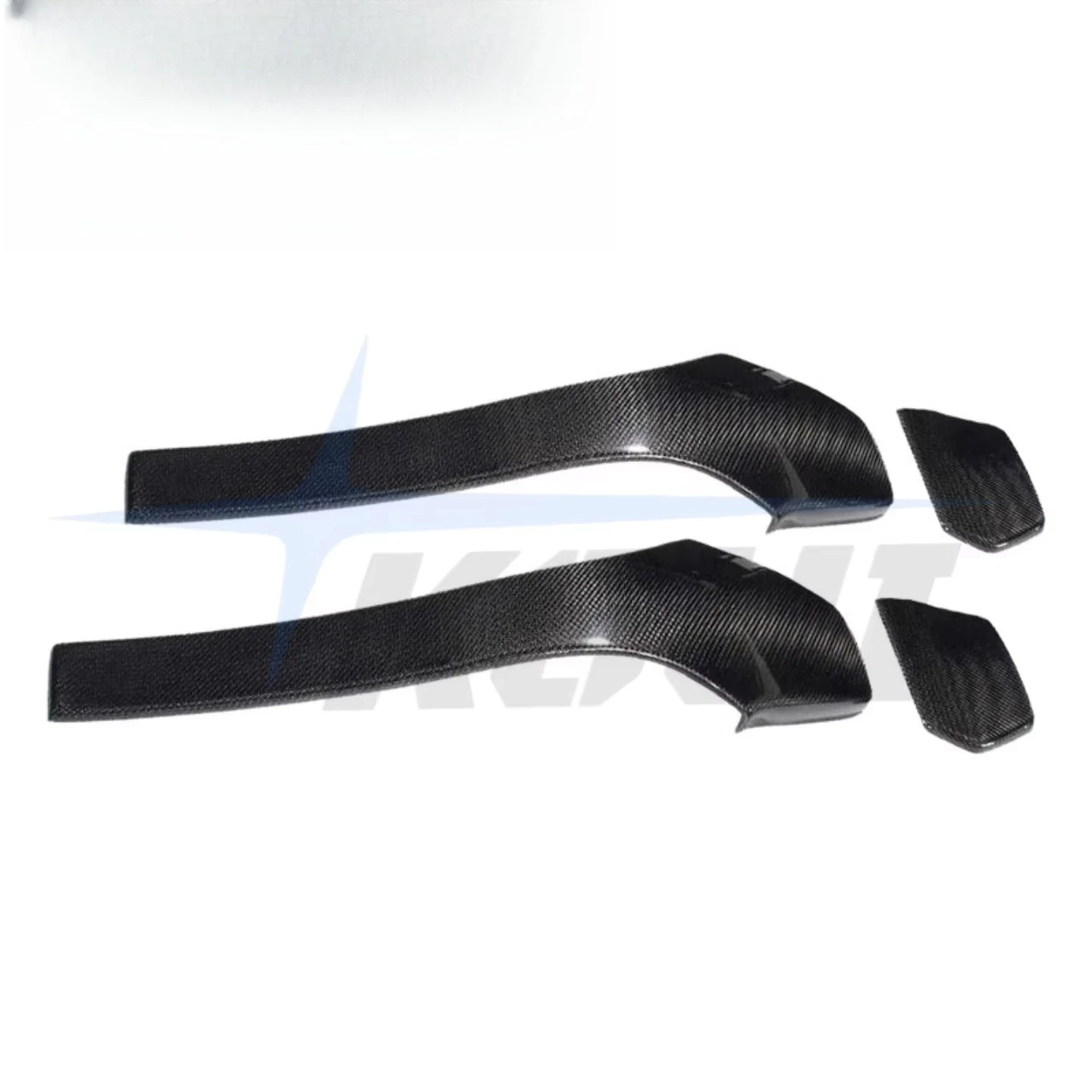 Suitable for  M3 M4 F80 F82 upgrade custom new sticker real car dry carbon fiber interior seat back decorative cover