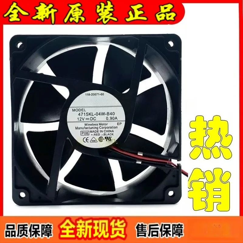 新しいcpu冷却ファン-4715kl-04w-b40-dc12v-09a-ups無停電電源ファン-12038-120-120-38mm-即納可能-ssn