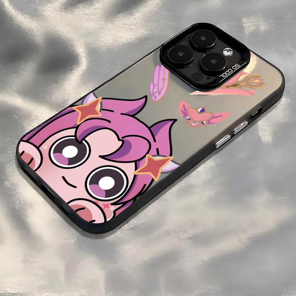 V-Valorant Game C-Character Art Phone Case IMD Color Silver Shell For IPhone 16 15 14 13 12 11 X XR Pro Max Plus