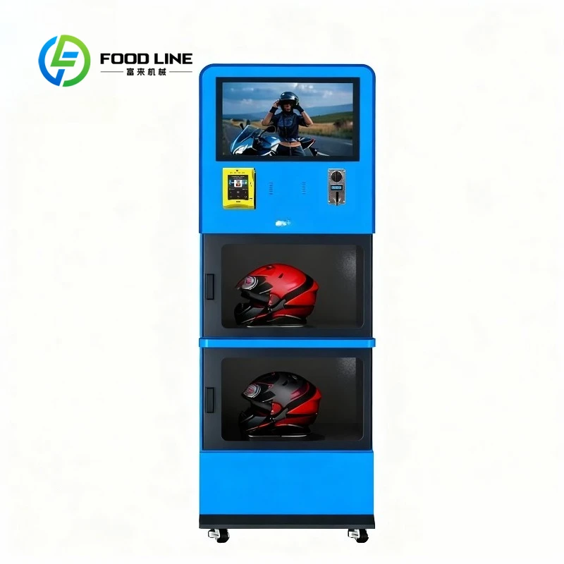 Customized size Automatic Helmet Cleaning Vending Machine Custom Motorcycle