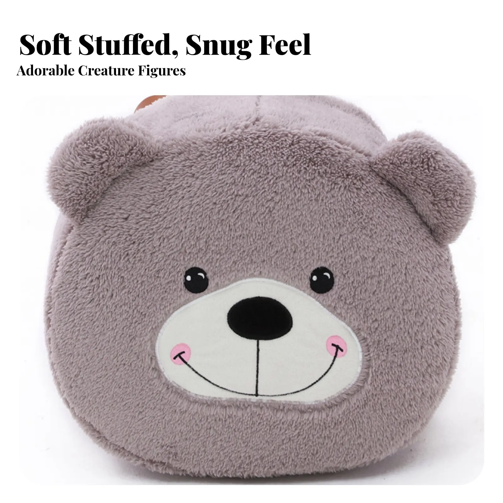 布張りの生き物型スツール、漫画デザインの生き物型スツール、子供、家族、リビングルームに多用途で多機能です。