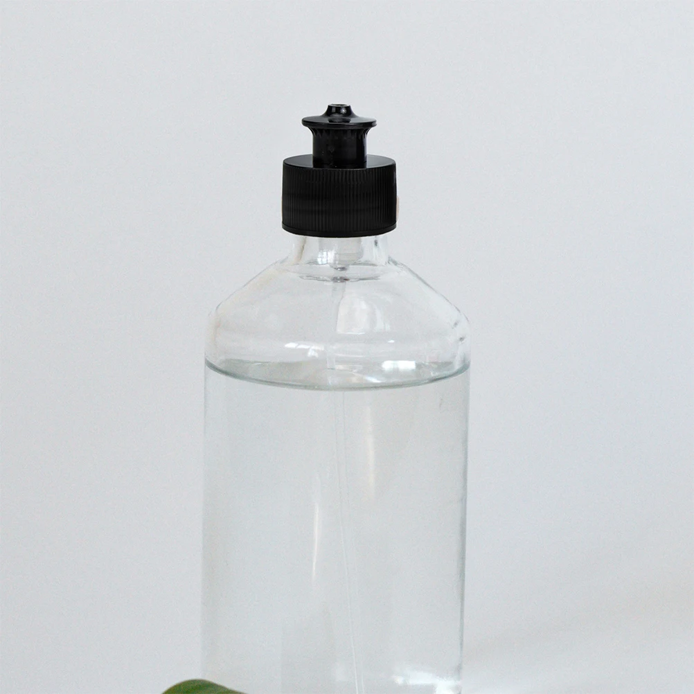 

50 Pcs Caps Leak Proof Portable Water Home Bottle Caps Use Replacement Tops Plastic Black Sports Camping Hiking