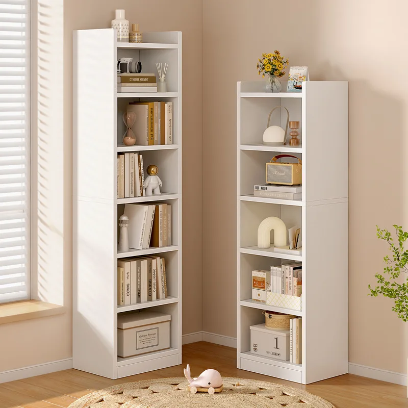 

Узкая книжная полка, небольшой настенный шкаф для хранения, витрина, многоярусная полка для гостиной, полка для хранения вещей