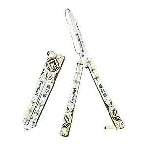 لعبة الرسوم المتحركة الجديدة Genshin تأثير سكين الفراشة لعبة بندقية معدنية غير مشتركة الذئب الأخير الطريق عصا Cyno بندقية نموذج هدية أفضل 10 سكين فراشة مبيعا - رقم 10