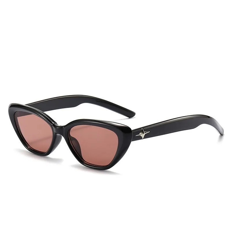Koreanische Cat Eye Fashion Sonnenbrille für Damen Sonnenschutz – Detail 6