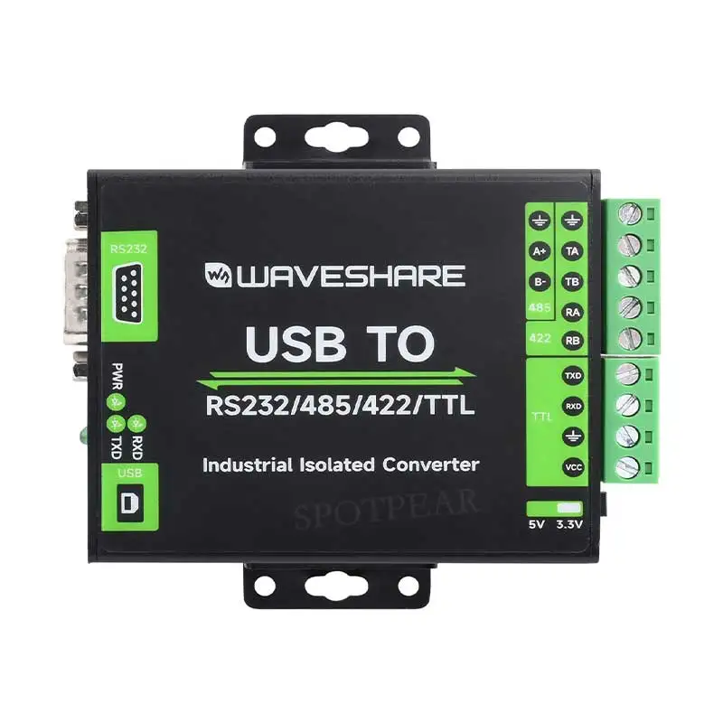 Industrial Grade Isolated Converter  USB TO RS232/485/422/TTTTL FT232RNL Serial UART