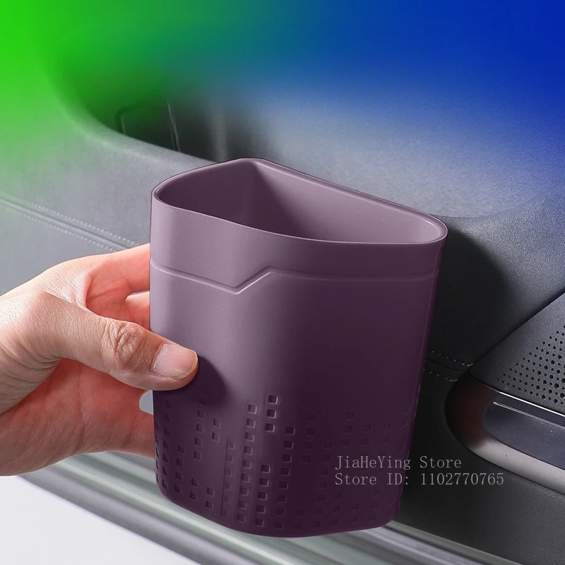 

For Zeekr 7X Silicone Door Trash Can Car Door Slot Convenient Storage Box Waterproof Trash Can