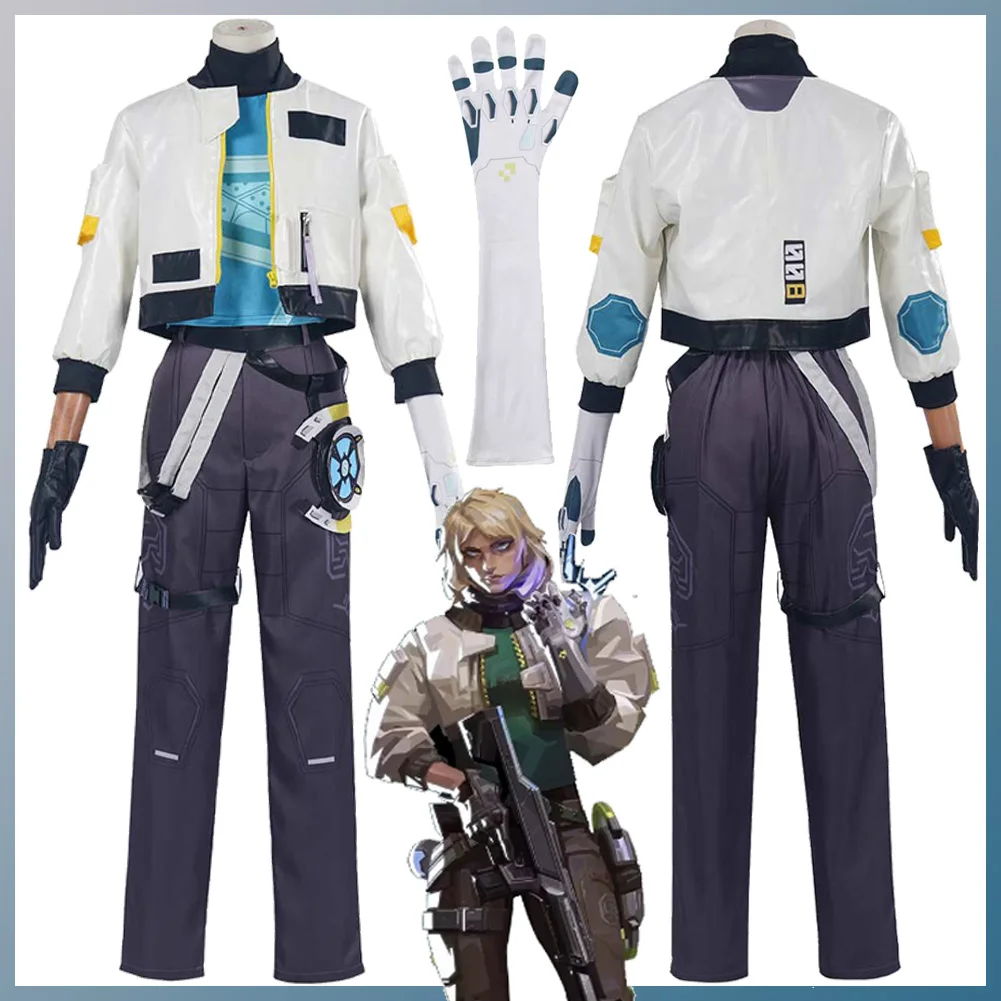 

Disguise Deadlock Cosplay Clothing Game Valorant Fantasia Costume Female Women Role Play Fancy Dress Up Party Clothes