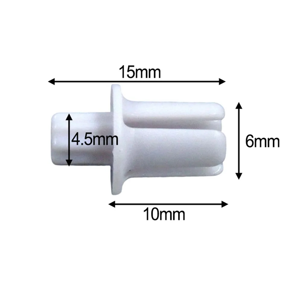 10pcs General Louver Swivel Clip Kit Swivel Sleeve And Louver Bushing Set Effortless Repair For Optimal Air Circulation
