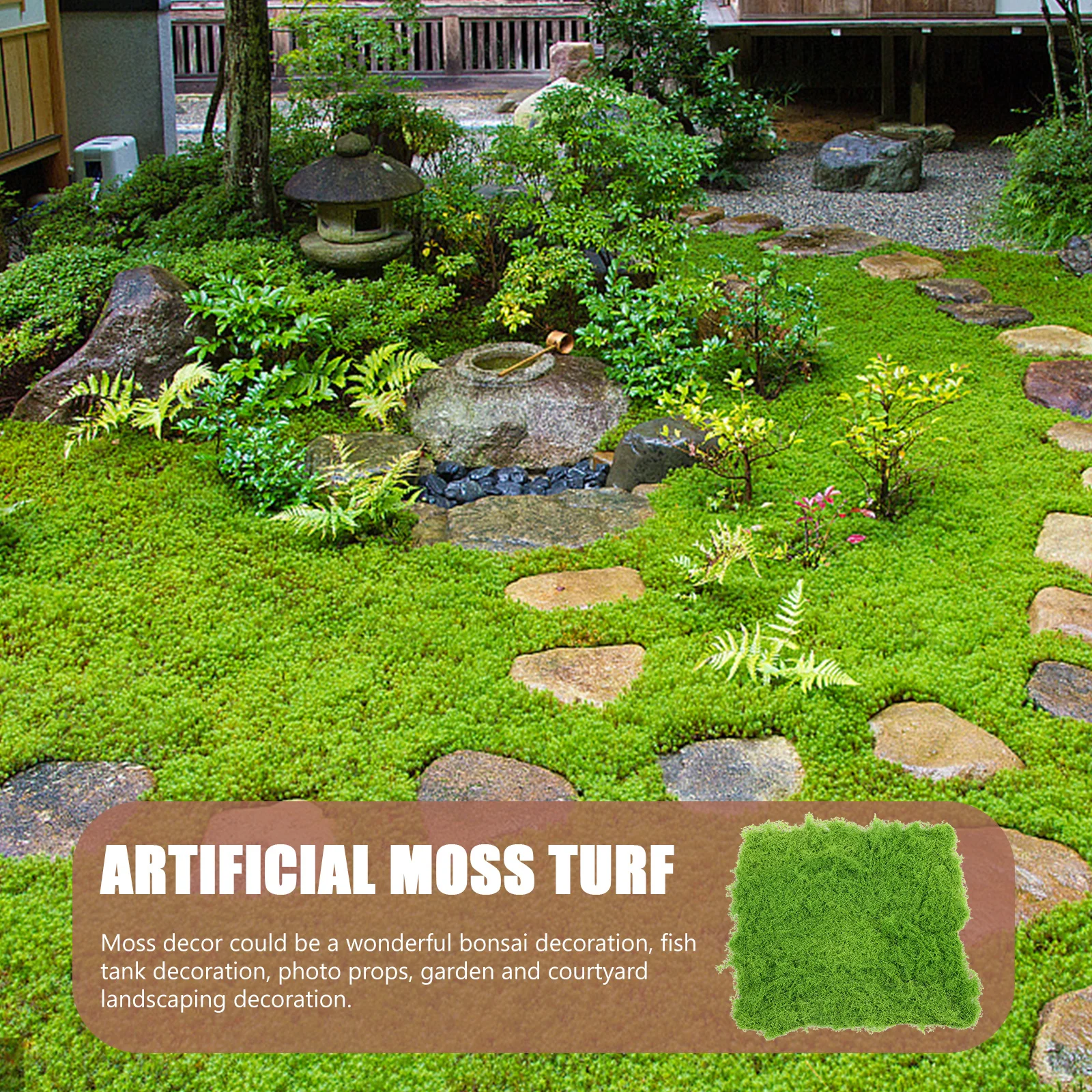 

Artificial Moss Turf Fake Grass Decorative Simulation Moss Mat For Micro Landscape Diy Gardening Prop Decor
