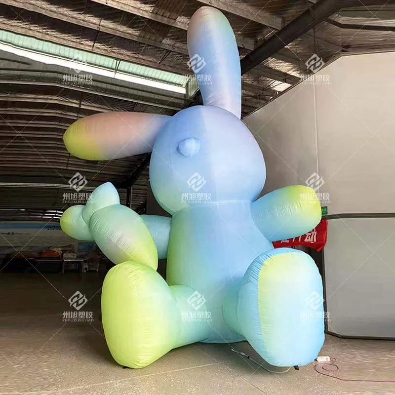 

Customized Inflatable Rabbit,Gradient Blue Carrot Rabbit Model,Outdoor Garden and Courtyard Decoration prop