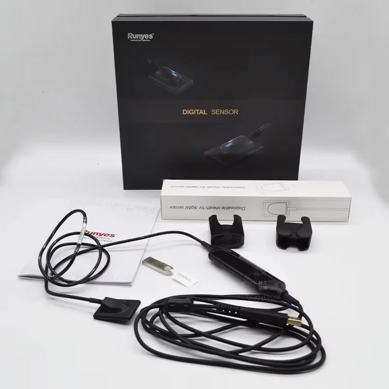 Runyes DR730 Dental Intraoral RVG Digital Sensor CMOS APS Imaging Sensor System with TWAIN Driver Win7/8/10 Compatible